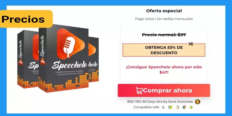 Precios de speechelo