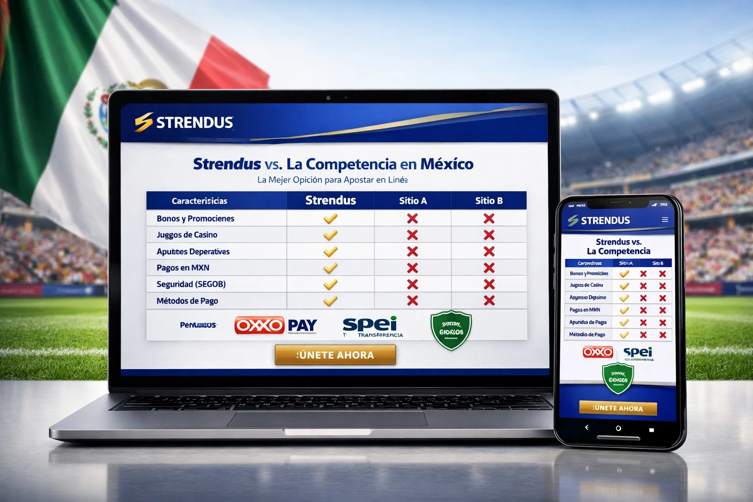 Strendus - comparación de casino en línea y apuestas en México